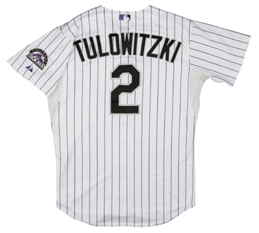 2012 Troy Tulowitzki Game Used Colorado Rockies Home Jersey (MEARS)
